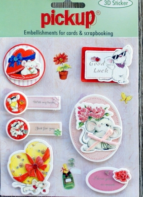 PU3106 Embellishments for Cards and Scrapbooking