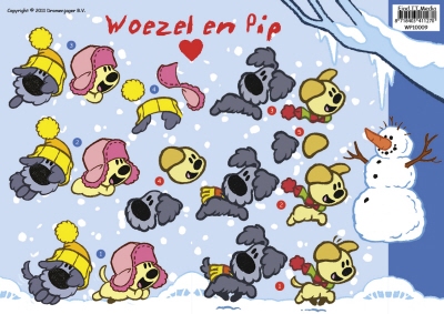 WP-10009 Woezel en Pip Winter