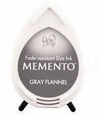 MD902 Memento Inkpad Dewdrops Gray Flannel