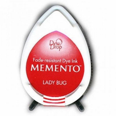 MD300 Memento Inkpad Dewdrops Lady bug