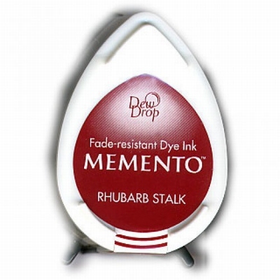 MD301 Memento Inkpad Dewdrops Rubarb stalk