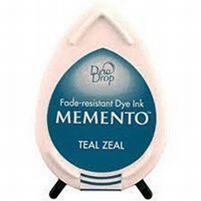 MD602 Memento Inkpad Dewdrops Teal zeal