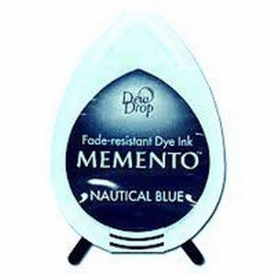MD607 Memento Inkpad Dewdrops Nautical blue