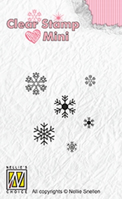 MAFS011 Clear stamps mini snowflakes