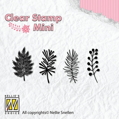 MAFS007 Clear Stamps Christmas mini Christmas branches-1