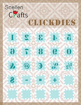 SCCD003 Clickdies Numbers & punctuation marks
