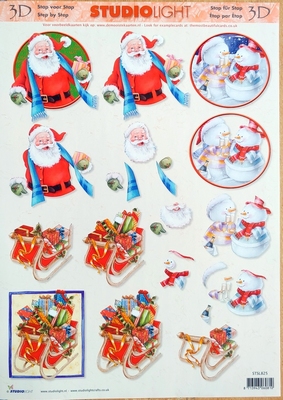 SL825 Studio Light kerstman