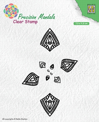 MANCS001 Precision Mandala Clear stamps Mandala-1