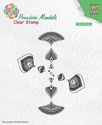 MANCS002 Precision Mandala Clear stamps Mandala-2