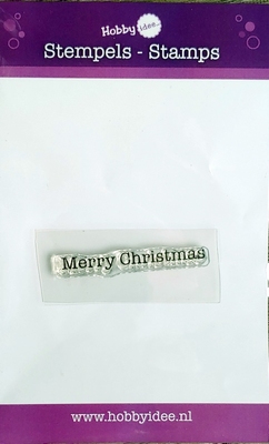 Clear stamp  Merry Christmas