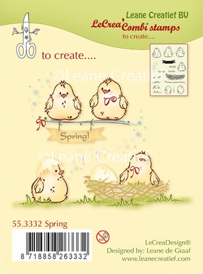 55.3332 Combi clear stamp Spring
