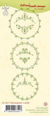 55.3417 Clear stamp Decorations 1 small