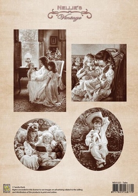 NEVI025 A4 sheet vintage tales