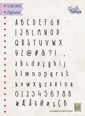 ZALCS005 Clear Stamps Alphabet Javi