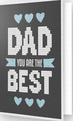 DDG.013 Diamond Dotz® - Greeting Card BEST DAD