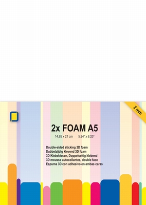 3.3242 Foam A5 2 mm 2 sheets