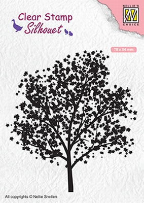 SIL063 Silhouet Clear stamps tree