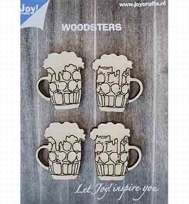 6320/0017 Woodsters - 4 Bierpullen