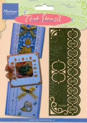 TS0751 - Tekst stencil Marianne Dasign