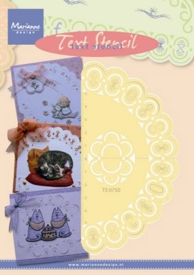 TS0750 - Tekst Stencil Marianne Design