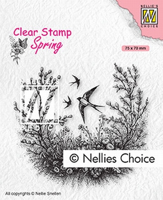 SPCS016 Clear Stamps Spring Spring is in the air