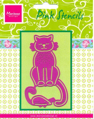PK9005 - Pink Stencils Marianne Design