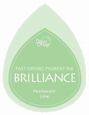 BD-000-042 Brilliance Dew Drops inkpads Pearlescent Lime