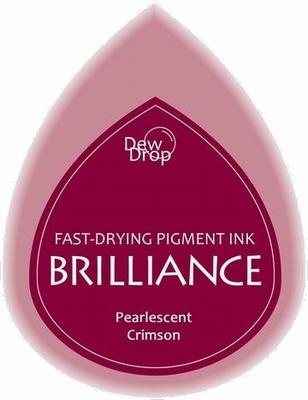 BD-000-062 Brilliance Dew Drops inkpads Pearlescent Crimson