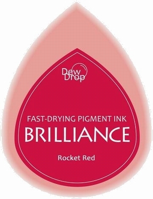 BD-000-023 Brilliance Dew Drops inkpads Rocket Red