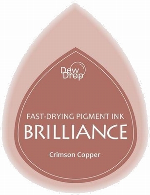 BD-000-097 Brilliance Dew Drops inkpads Crimson copper