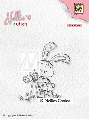 NCCS003 Nellie's Cuties Clear stamps Lars the photographer