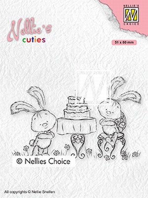 NCCS005 Nellie's Cuties Clear stamps Javi birthday party