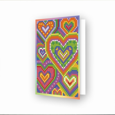 DDG.037 Diamond Dotz® - Greeting Card Heart Mosaic