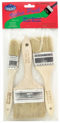 RCHP-3-PK CHIP BRUSH SET - Assortie witte haren 3 st.