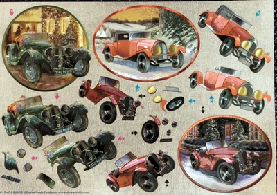 248563 Dufex Freestyle Decoupage Oldtimers