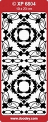 XP6804TG Stickers Div.Ornamenten - Tranparant Goud