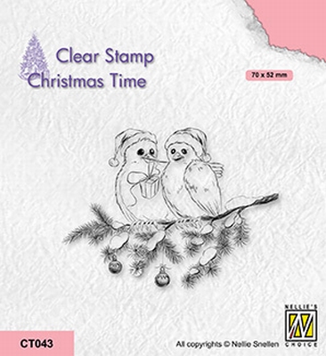 CT043 Christmas time clear stamps Celebrating Christmas