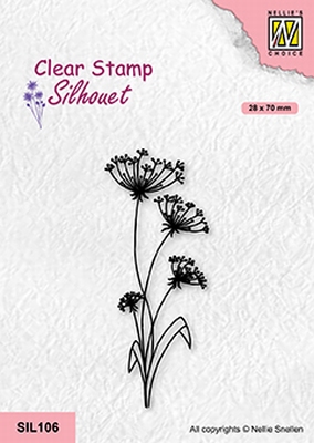 SIL106 Silhouette Clear stamps flowers flowers-19