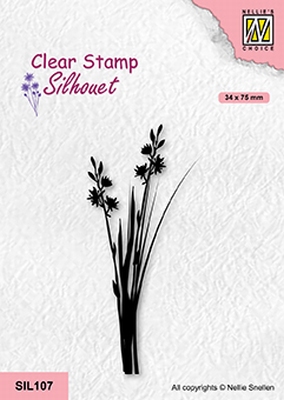 SIL107 Silhouette Clear stamps flowers flowers-20