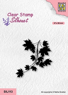 SIL113 Silhouette Clear stamps maple branch