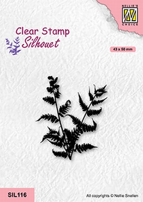 SIL116 Silhouette Clear stamps fern branch