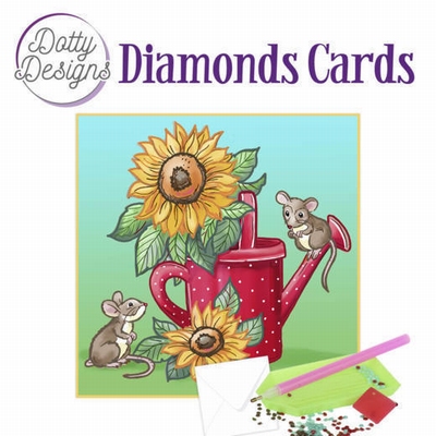 DDDC1016 Dotty Designs Diamond Cards - Sunflowers
