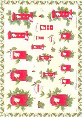 X301 Mireille Kerst per 10 vel