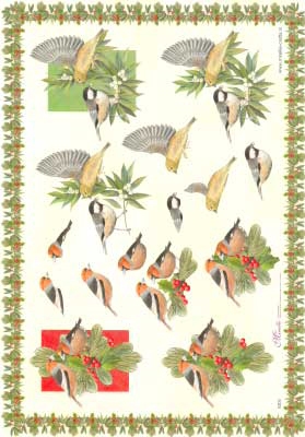 X304 Mireille Kerst per 10 vel