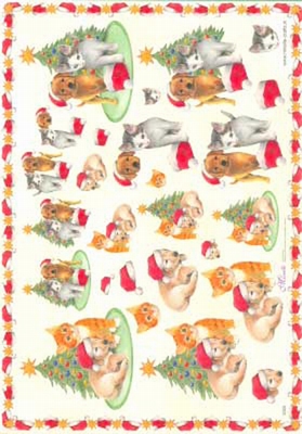 X305 Mireille Kerst per 10 vel