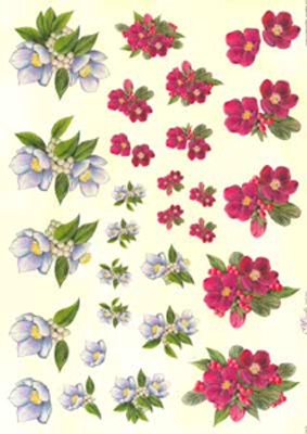X312 Mireille Kerst per 10 vel