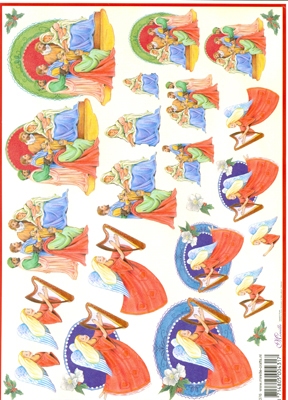 X376 Mireille Kerst per 10 vel