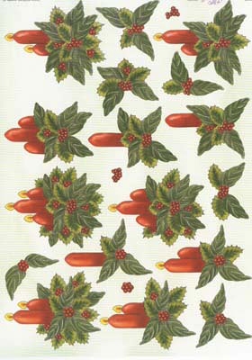 X113 Mireille Kerst per 10 vel