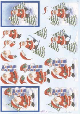 X165 Mireille Kerst per 10 vel