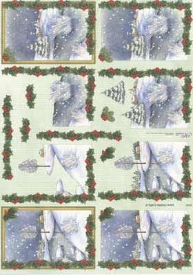 X187 Mireille Kerst per 10 vel